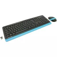 Клавиатура и мышь A4Tech FG1010 Black-Blue USB