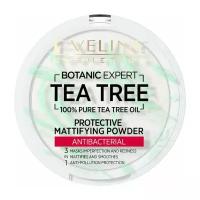 Eveline Cosmetics Пудра компактная Botanic Expert матирующая, антибактериальная 3 в 1 1 шт. 001 Transparent 9 г