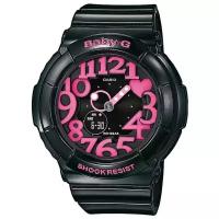 Наручные часы CASIO Baby-G BGA-130-1B, черный, розовый