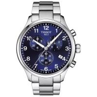 Наручные часы TISSOT Chrono Classic II T116.617.11.047.01, серебряный, синий