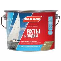 Лак алкидно-уретановый Parade L20 яхтный полуматовый 2,5 л