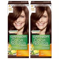 GARNIER Color Naturals Краска для волос №5.15 Пряный эспрессо (2 шт в наборе)