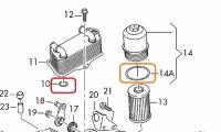 Уплотнительное кольцо VAG N91084501