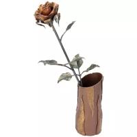 Кованая роза в большой вазе