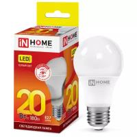Лампа светодиодная IN HOME LED-A60-VC (4690612020297), E27, A60