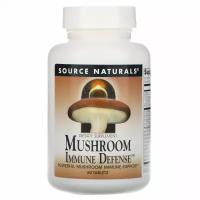 Source Naturals, Mushroom Immune Defense, комплекс из 16 грибов, 60 таблеток