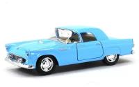 Металлическая модель Ford Thunderbird 1955 1/36, голубой, Kinsmart