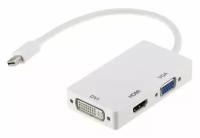 Адаптер Mini DP to HDMI / VGA/ DVI-i -универсальный