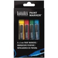 Liquitex Набор маркеров Paint marker Fine, разноцветный, 6 шт