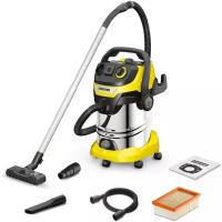 Хозяйственный пылесос KARCHER WD 6 P S V-30/6/22/T, 1300 Вт, желтый/черный