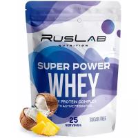 Протеин сывороточный SUPER POWER WHEY, белково-углеводный коктейль (800 гр), вкус пина колада