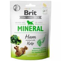 Лакомство Brit Care Dog Functional Snack Mineral Ham for Puppies с ветчиной и келп для щенков (150 г, Ветчина и келп)