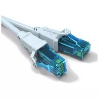 Vention Патч-корд прямой UTP cat.5e RJ45, провод лан кабель сетевой для интернета, длина 2 м, цвет Серый