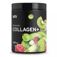 Коллаген гидролизованный KFD/ Premium Collagen Plus, 400г (Киви-крыжовник)/ Для связок и суставов, кожи, волос, ногтей