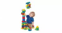 Mega Bloks MBDCH63 Обучающий конструктор - 80 деталей