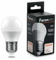 Лампа светодиодная Feron Pro LB-1409 38082, E27, G45