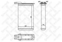 STELLOX 1035126SX 10-35126-SX_радиатор печки\ ВАЗ 2108-21099/2113-2115