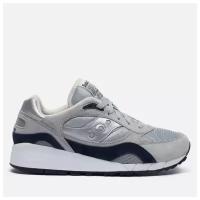 Кроссовки Saucony Shadow 6000, летние, повседневные, натуральная замша, размер 43, серый