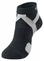 Носки для бега PHITEN SOCKS (SOCKING), черно-серые, 22-24см