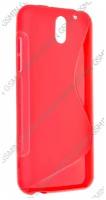 Чехол силиконовый для HTC Desire 610 S-Line TPU (Красный)
