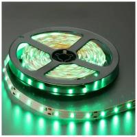 Светодиодная лента SMD 3528-60LED-IP33 12 вольт 5м. - Цвет свечения:Зеленый