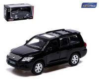 Машина металлическая LEXUS LX570, 1:43, инерция, открываются двери, цвет чёрный (1 шт.)