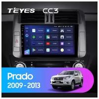 Магнитола андроид Teyes сс3 на TOYOTA Prado 2009-2013 / Тойота Прадо (DPS/4G/WiFi/QLED)