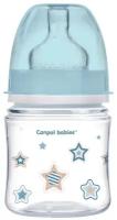 Canpol Babies Бутылочка антиколиковая с широким горлом EasyStart Newborn Baby 120 мл, с рождения, голубая звезда