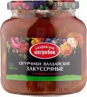 Огурчики Валдайские закусочные в томатном соке, 500 мл