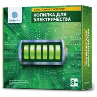 Набор Intellectico Электронный конструктор. Копилка для электричества (1102), зеленый