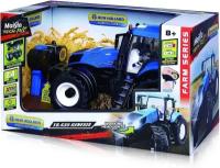 Модель на Р/У MAISTO TECH Трактор New Holland T8.435 Genesis со снегоочистителем 82722