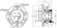 Ступица передняя в сборе L=R OPEL Astra G +ABS /5отв GANZ GIK05033 GANZ GIK05033