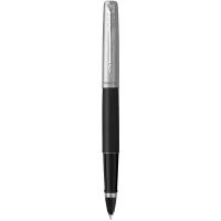 Ручка-роллер PARKER Jotter Bond Street Black CT 0,8мм, корпус черный, подарочная коробка, черный