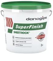 DANOGIPS SUPER FINISH шпаклевка универсальная (3л)