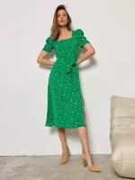 Платье-футляр Brandberry, повседневное, классическое, полуприлегающее, миди, размер 46, бежевый