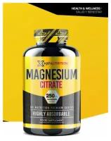 Цитрат Магния HX Nutrition Premium Magnesium Citrate, 60 таб