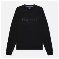 Мужская толстовка Hackett London Logo Crew Neck чёрный, Размер S