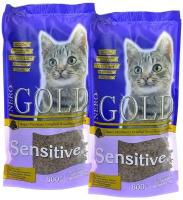 NERO GOLD CAT ADULT SENSITIVE для взрослых кошек при аллергии с ягненком (0,8 + 0,8 кг)