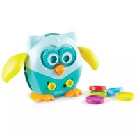 Развивающая игрушка Learning Resources Hoot the Fine Motor Owl LER9045, синий/голубой