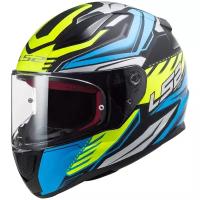 Шлем LS2 FF353 RAPID Gale (XL, Matt Black Blue Yellow)