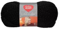 Пряжа для вязания Red Heart 'Lisa Lurex', 50 г, 133 м (97% акрил, 3% полиэстер) (00012 тёмно-синий), 10 мотков