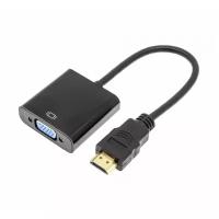 Переходник (адаптер) Noname HDMI-VGA, 0.3 м, черный