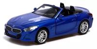 Машина металлическая BMW Z4M40i, 1:38, инерция, открываются двери, цвет синий