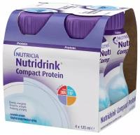 Nutridrink (Nutricia) Compact Protein, 4 шт., готовое к употреблению, 125 мл, 510 г, нейтральный, 4 шт