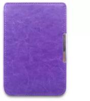 Чехол-обложка футляр MyPads для PocketBook 515 из качественной эко-кожи тонкий с магнитной застежкой фиолетовый