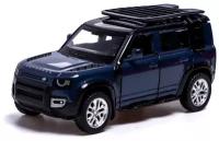 Машина инерционная Автоград Land Rover Defender 110, 1:43, открываются двери, синий 67702