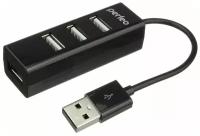 USB хаб PERFEO USB-HUB 4 PORT PF-HYD-6010H BLACK черный