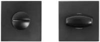 Сантехническая завертка-фиксатор WC для защелок, замков, задвижек (матовый черный) аллюр АРТ BK-S2 BL(61150)
