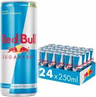 Энергетический напиток Red Bull без сахара, 0.25 л, 24 шт