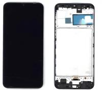Модуль (матрица + тачскрин) для Samsung Galaxy M21 SM-M215 TFT черный с рамкой